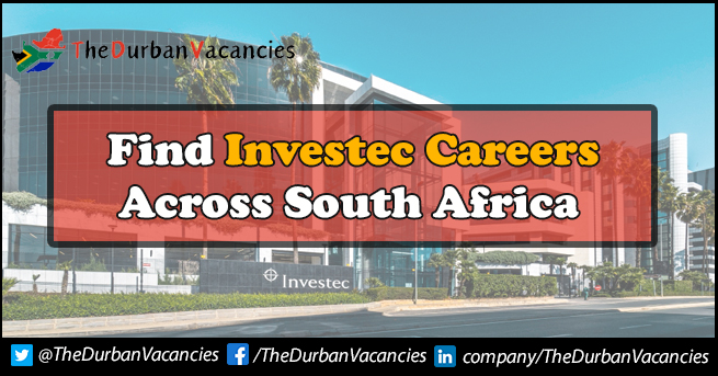 Investec Careers | Learnership Opportunity Available For Freshers Investec Careers